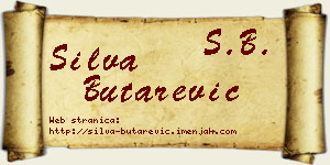 Silva Butarević vizit kartica
